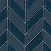 Edge Navy Herringbone Mosaic