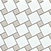 Spin White/Fawn Dot Mosaic